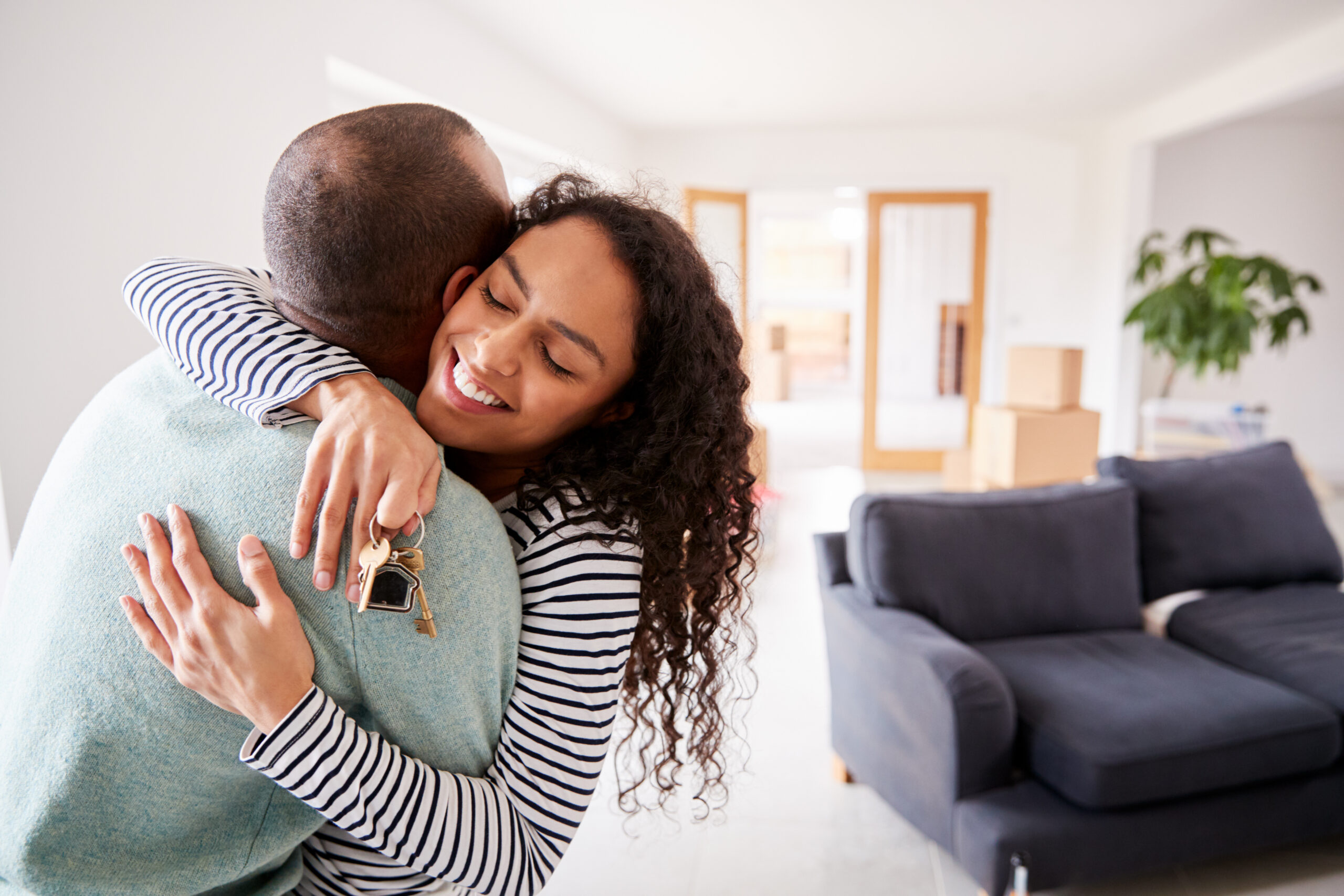 couple buying new home
