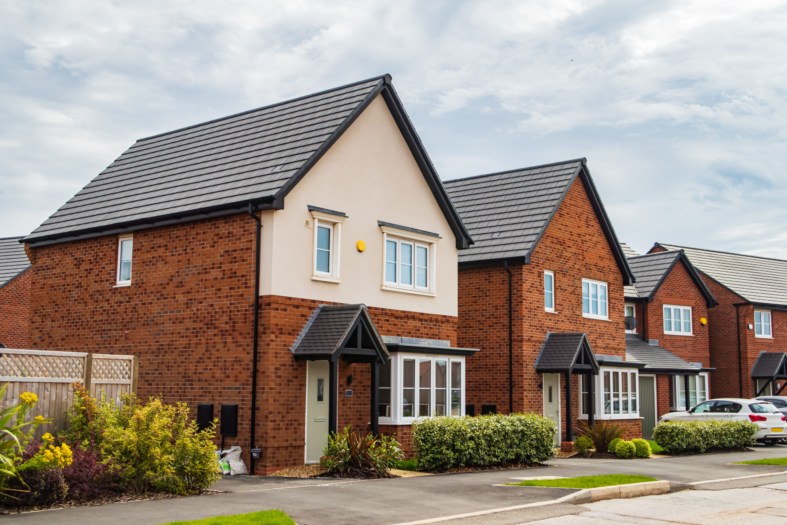 Housing estate in the UK